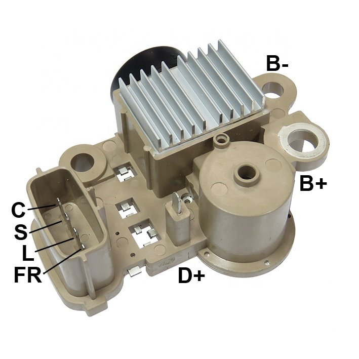 Voltage Regulator for Alternator, Regulador De Voltaje, GA429, MANDO: TA500C07101 TRANSPO: IY126 REGITAR: VRH2009-106